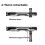 GPU Support Frame Adjustable GPU Brace Prevent Sagging Video Card Support Bracket for Chassis 12cm Fan Position Black 6