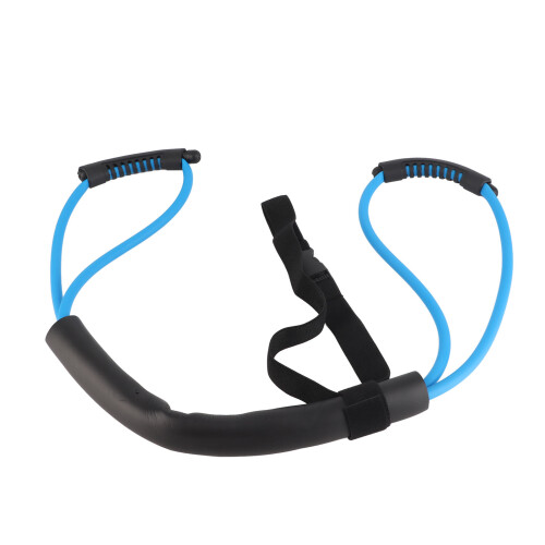 Blue Resistance Band for Arm Back Strength Training 25LB with Comfortable Handle 1