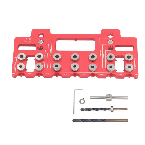 Cabinet Handle Drill Guide Template – Durable Door & Hinge Hole Marking Tool 2