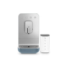 Smeg Bean To Cup Coffee Machine with Integrated Milk System, Easy Clean, Automatic, Matte Storm Blue, BCC13SBMUK