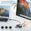 USB KVM  USB 3.0 KVM USB Switcher for Keyboard Mouse Printer Mi Box 2Pc Port Sharing 4Pcs Device USB Hub 8