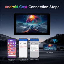9 Inch Multi-Functional Car TV Headrest Monitor for Back , IPS Touch Screen Video Player with Carplay Android Auto