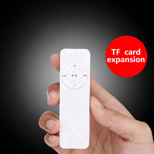 2X Portable USB Sport U Disk  Mp3 Music Player Support 32GB TF Card(White) 2