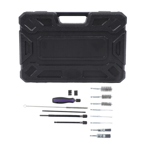 19 Pcs Drill Wire Brush Set for Engine Cleaning, Rust & Oil Removal 2