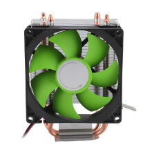 Dual Heat Pipe CPU Cooler 48CFM Quiet Hydraulic Fan for Intel/AMD