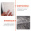 100x Car Disposable Plastic Soft  Cover Waterproof For 5