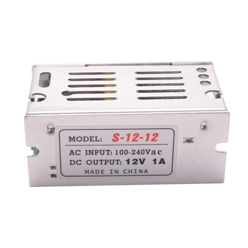 SpäNningstransformator StröMföRsöRjning AC 110/220V Till  12V 1A Silver 1