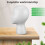 Foam Mannequin Wig  Display Hat Cap Wig Holder White Foam 6