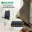 SH-85 Svart 6-HåLs LjudhåLspickup med Active Power Strap End-Pin Jack för Akustisk Gitarr 5