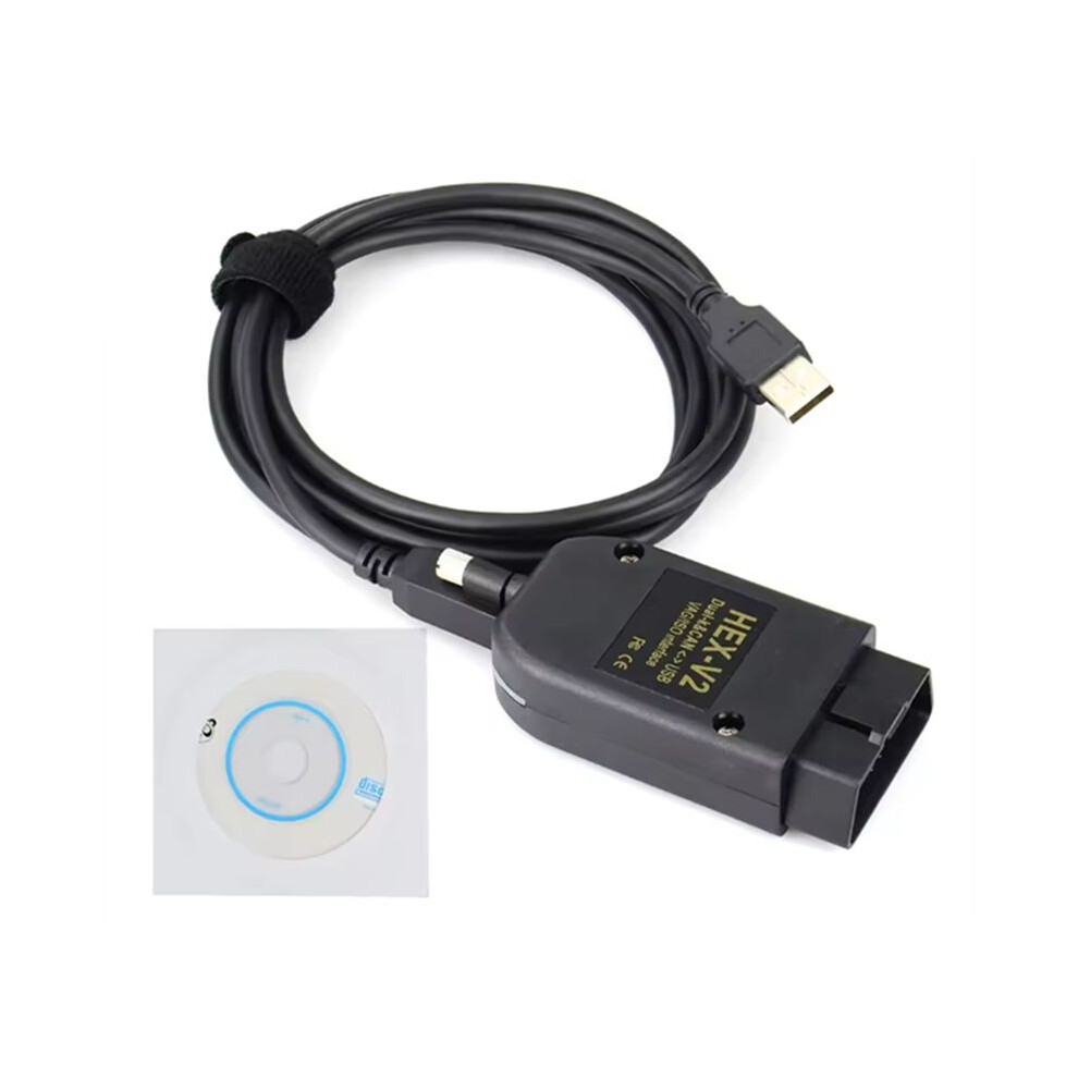 Newest Ft232 V25.3 Vag Scanner Tool Vag Kkl Vcds Cable Obd2 Diagnostic Cable Obd2 Scanner Hex V2 Vagcom,German 6031453911814