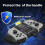 For    Display Handler Bracket Gaming Grip Handle Controller Gaming Grip Bracket Holder Black 6