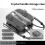 Transparent Protective Case for   2 Clear Storage Shell Console Handle Protector Storage Box A 7
