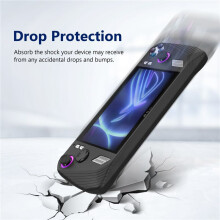 For Ally Handheld Game Console All-Inclusive Silicone Protective Case Handheld Anti-Drop Protective Case,Black