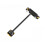 Cabo Adaptador  PCIe para PCI-e 4X de 270 Graus  PCI Express para PCI-e X4 Riser Power Conector de 20 cm para Extensor 5