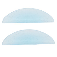 Blue Silicone Lash Lift Pads with Storage Box Reusable Soft Perming Shields M