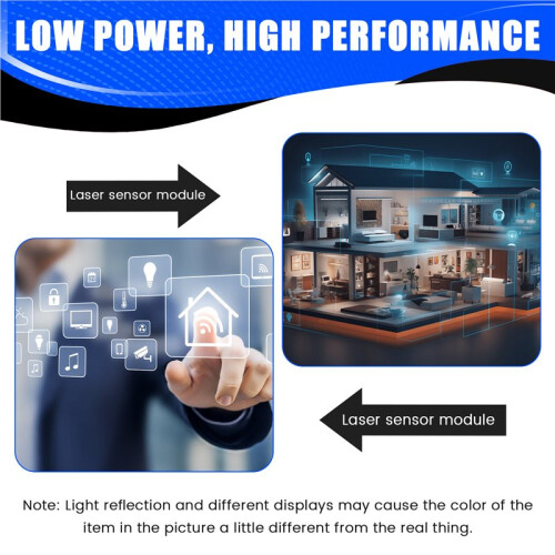 VL53L8CX Low Power High Performance 8x8 Multi-Zone  of Flight ToF Laser Ranging Sensor Module