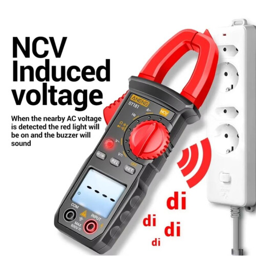 ANENG  Digital Clamp Multimeter ST181 AC Current Voltage Continuity Tester Clamp Meter Ammeter NCV Ohm Test Tools 1