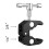 Super Clamp with 360    Quick Release Clamp Bracket Tripod Mount 1/4 Screw Clip for DSLR Camera 4