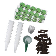 Kit di Pod Idroponici con 30 Cesti, Cupole, Spugne e Dispenser