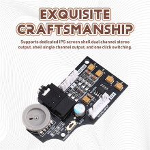 Dual Channel Volume Audio Board for Game Gear Using ELNA Audio Capacitors, Max Double Volume Grey