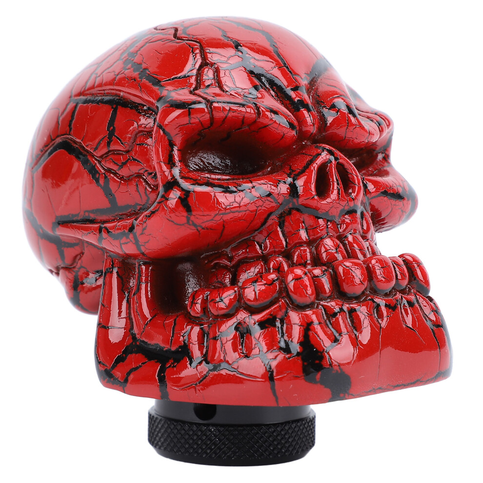 Skull Shifter Handle Resin Samurai Red 7055741278006