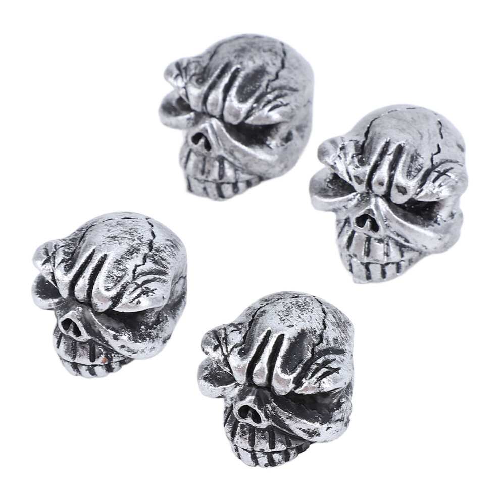 4Pcs Skull Style Universal Tire Valve Stem Caps For Car Truck Bike Motorcycle 8751386058957