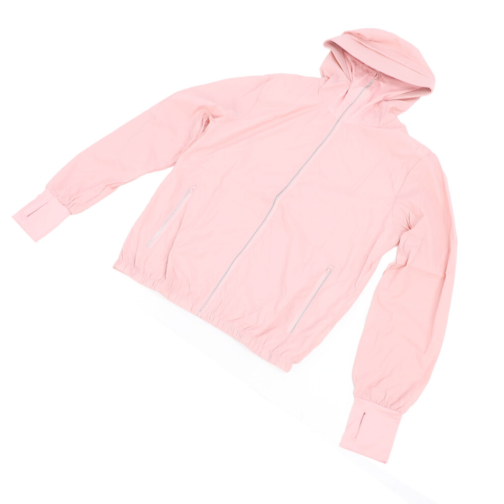 Pink Women Air Conditioning Jacket 3 Speed Cooling Fan Sunproof Outdoor L 7901386060226