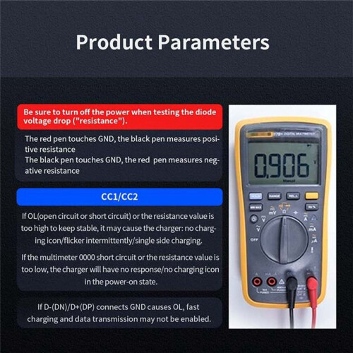 QIANLI iBridge Tail Plug Detection Board for Phone Charging DNDP Detector Fault Analysis Data Capture Tool for Type-C 1