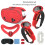 Objektivschutzabdeckung, Anti-Fall-VR-Schutzabdeckung, Controller-Griffabdeckung für Meta Quest 3S, 7-Teiliges Set, Schwarz 2