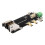 For Raspberry Pi 5/4B Micro--Compatible to HD Adapter Board Support Dual 4K Outputs Expansion Board 6