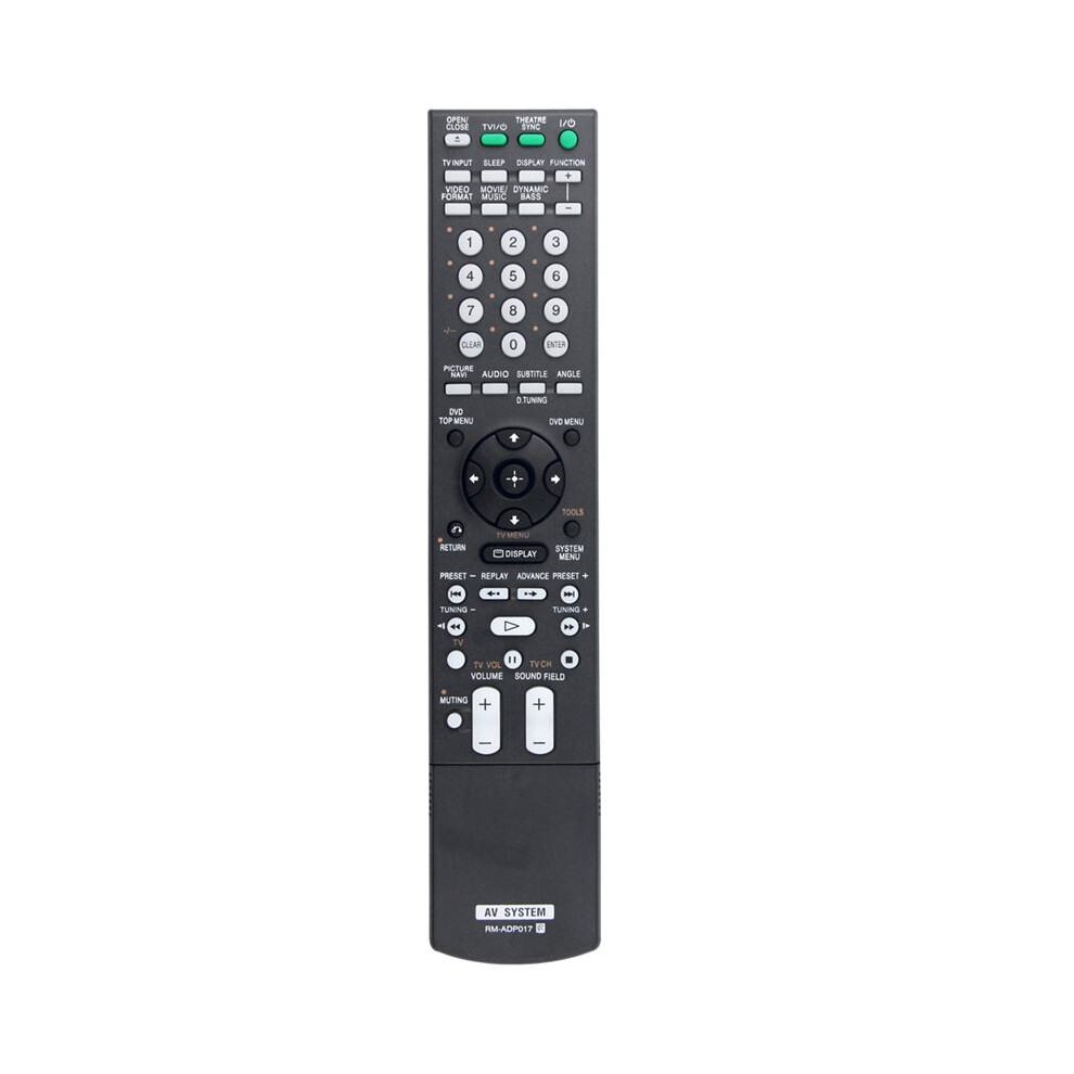 Replace Rm-Adp017 Remote For Dvd Home Theater System Dav-Dz850kw Hcd-Dz850kw Dav-Dz830w Hcd-Dz830w Dav-Dz7t 4714031739780