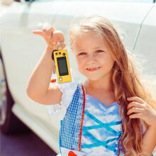 For Charmera Keychain Digital Camera Multifunctional Keyring Camera All in One Keychain Pendant Gift Yellow
