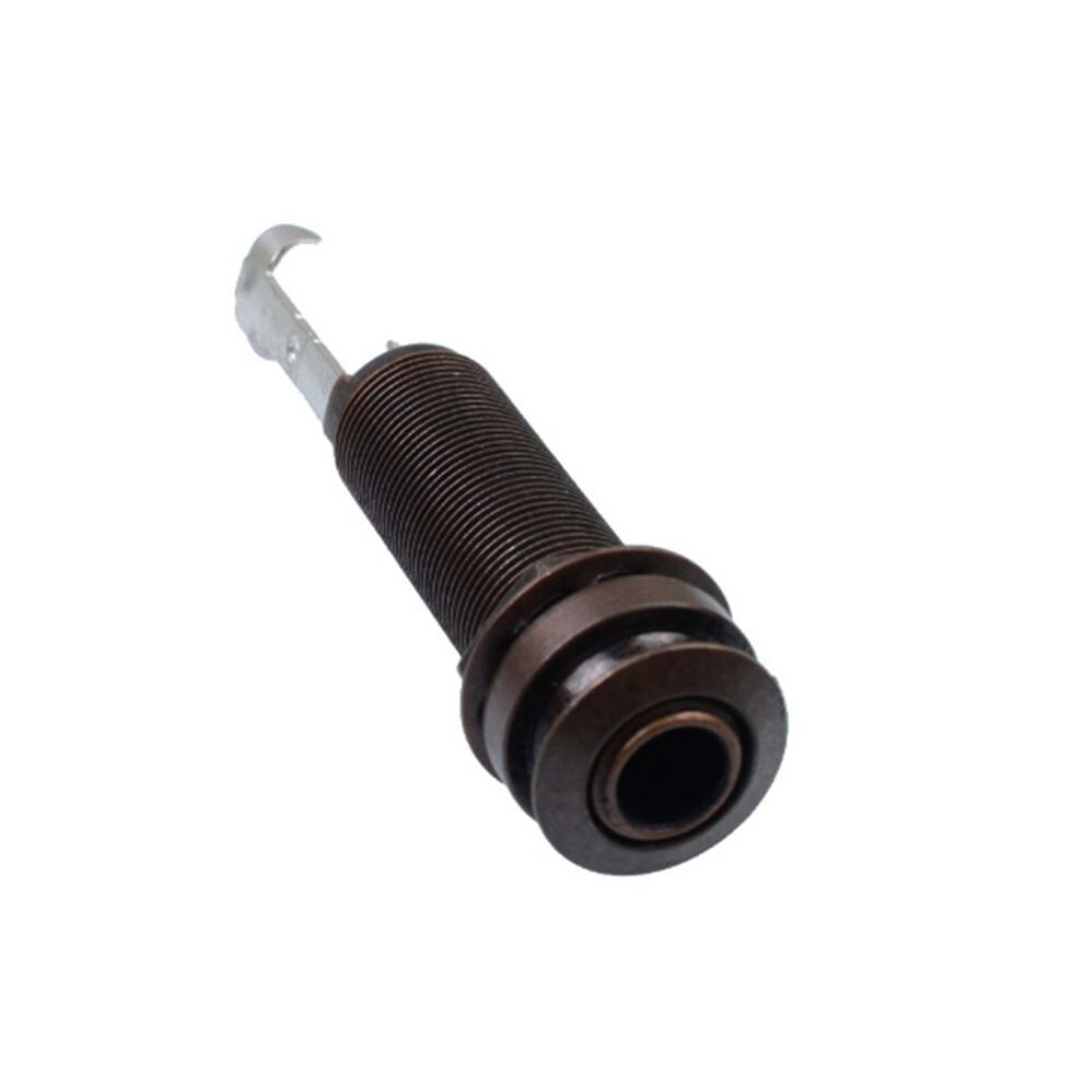1Pc Copper End Pin Output Jack 6.35Mm For Acoustic Electric Guitar Bass Bronze 6033823956890