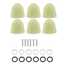 Guitar Tuning Pegs Machine Heads, Acrylic Buttons for Guitar,Knob Handles for Folk Guitars and Electric Guitars
