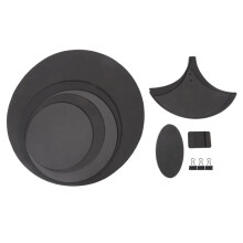 10-Teiliges Drum Mute Pads Kit Bass Snare Drum Sound Off Mute SchalldäMpfer EVA Quiet Practice Pad Set Percussion ZubehöR