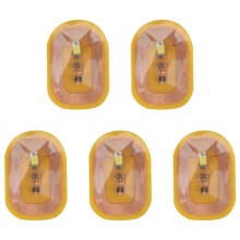 5 St NFC Flash Nail Sticker LED Bare Chip Intelligent Luminous Nagellampa Nail Sticker Enhancement, Vitt Ljus