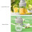 Wireless Juicer Cup 1.2L Portable Blender, 75W, White 4