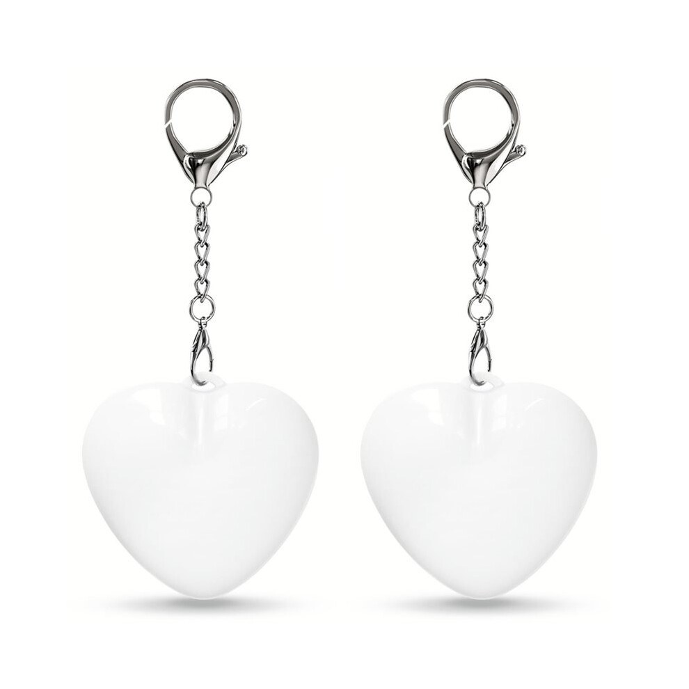 2PCS Heart Shaped Purse Light Handbag Light, Love Wallet Tote Bag Touch Sensing Lamp for Keychain,for Women Girls