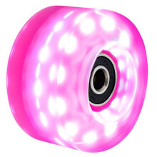 1 Szt. Kółka do Rolek 58 mm X 32 mm Świecące Kółka do Rolek Quad Skateboard Roller Roller Podświetlane Kółka Różowe