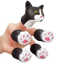 C EichhöRnchen-Fingerpuppen-Set, Tierpuppentheater-Requisiten, Neuartige Spielzeuge, Seltsame Geschenke