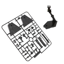 Set di 5 supporti in ABS per action figure per modelli 1/144, nero