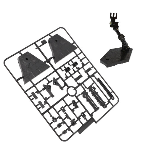 Set di 5 supporti in ABS per action figure per modelli 1/144, nero