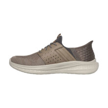 Skechers Heren Slade - Ocon Hands Free Slip-in Casual, Beige, 12, Medium, US