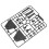 Set di 5 supporti in ABS per action figure per modelli 1/144, nero 7