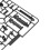 Set di 5 supporti in ABS per action figure per modelli 1/144, nero 10