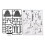 Set di 5 supporti in ABS per action figure per modelli 1/144, nero 12