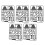 Set di 5 supporti in ABS per action figure per modelli 1/144, nero 13
