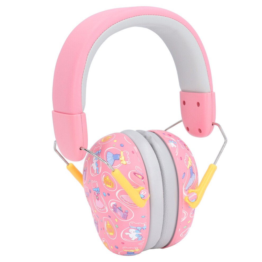 Infant Hearing Protection Earmuff Noise Cancelling, Imitation Leather Pink