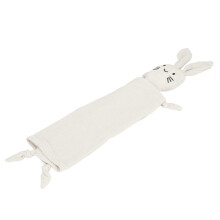 Copriletto di sicurezza con coniglio cartoon per bebè 28x44cm in cotone morbido, beige