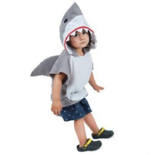 (Gray,80-115cm)Fantasia cosplay infantil tubarão 4 cores Halloween palco papel fantasia brincar